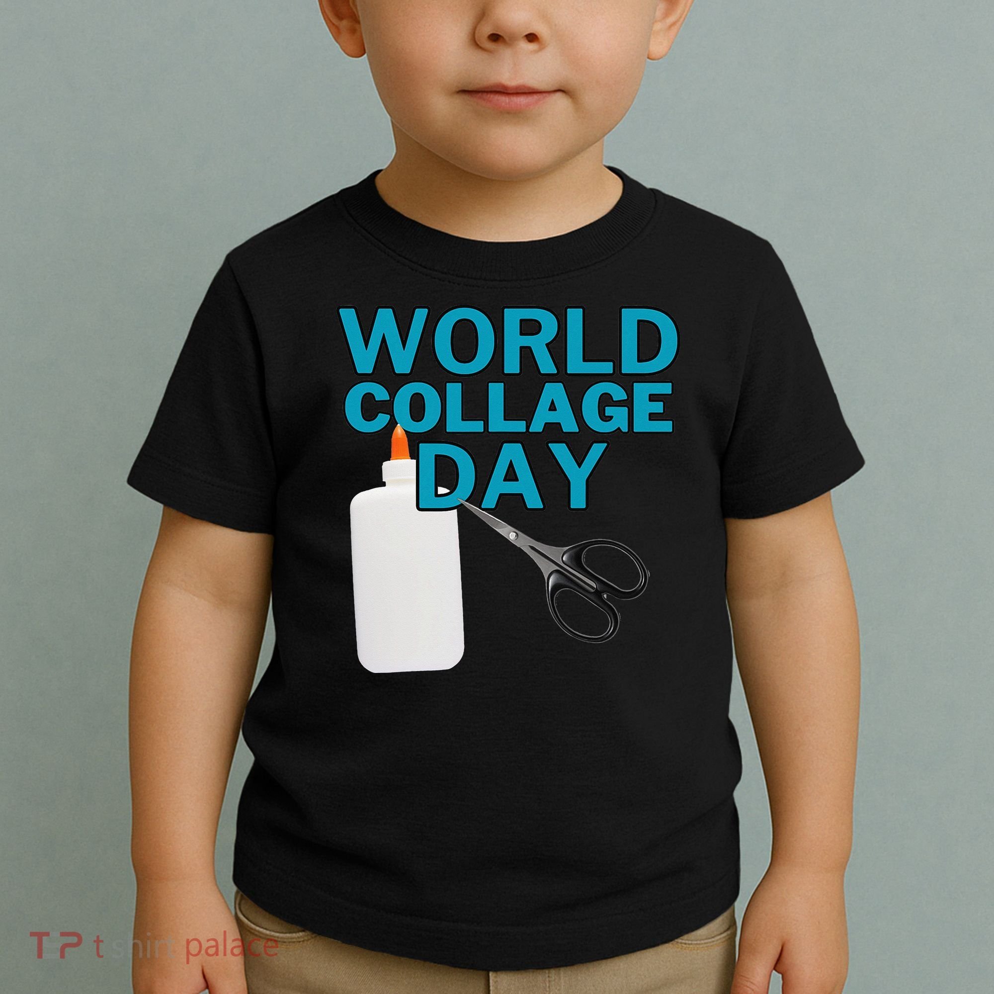 Celebrate World Collage Day Toddler T-Shirt