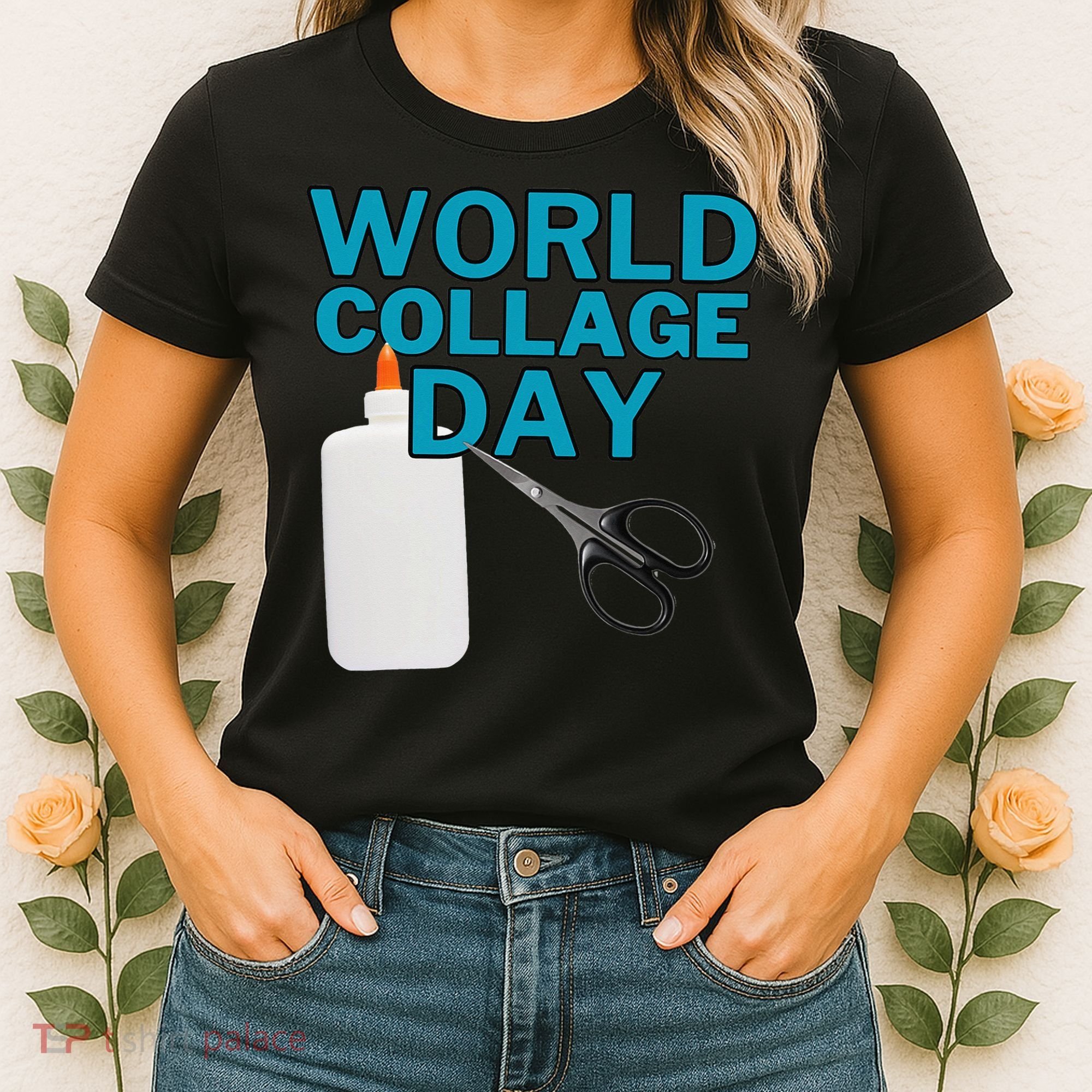 Celebrate World Collage Day Women's T-Shirt