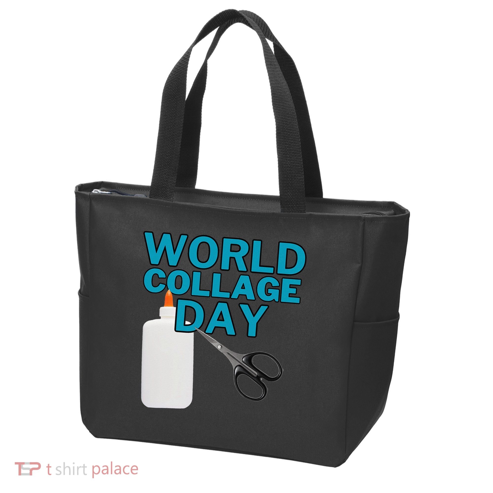 Celebrate World Collage Day Tote Bag