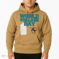Celebrate World Collage Day Hoodie thumb 2
