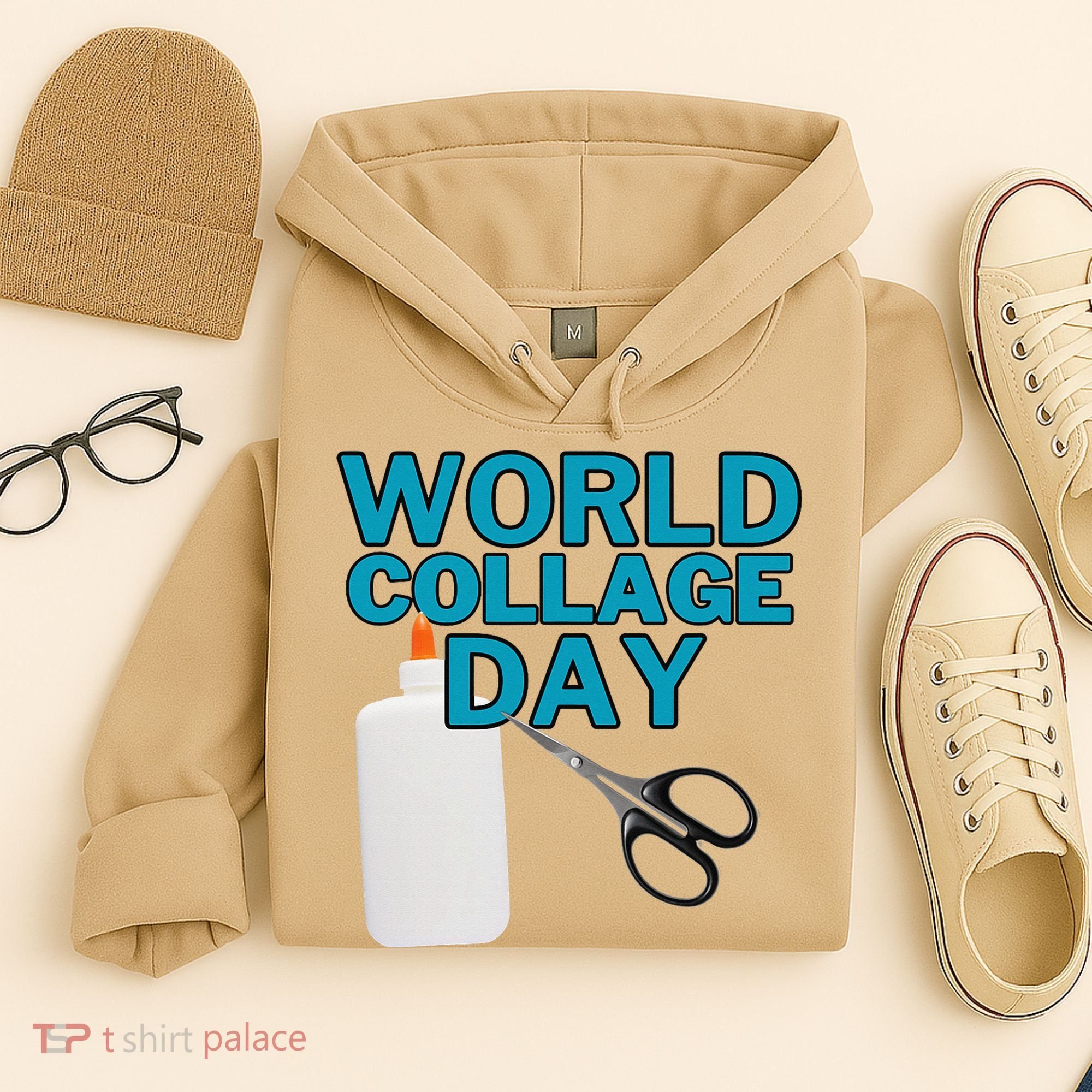 Celebrate World Collage Day Hoodie
