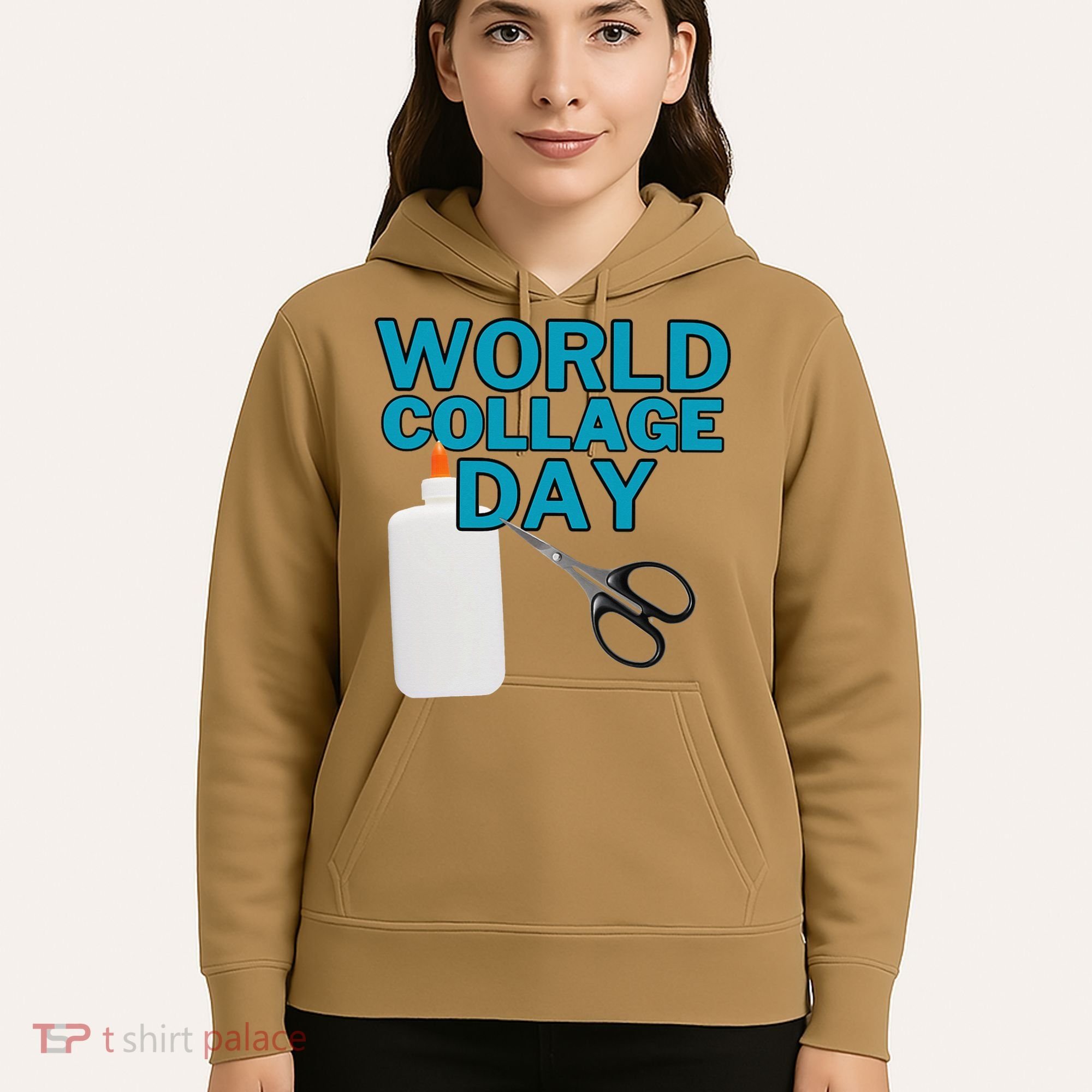 Celebrate World Collage Day Hoodie