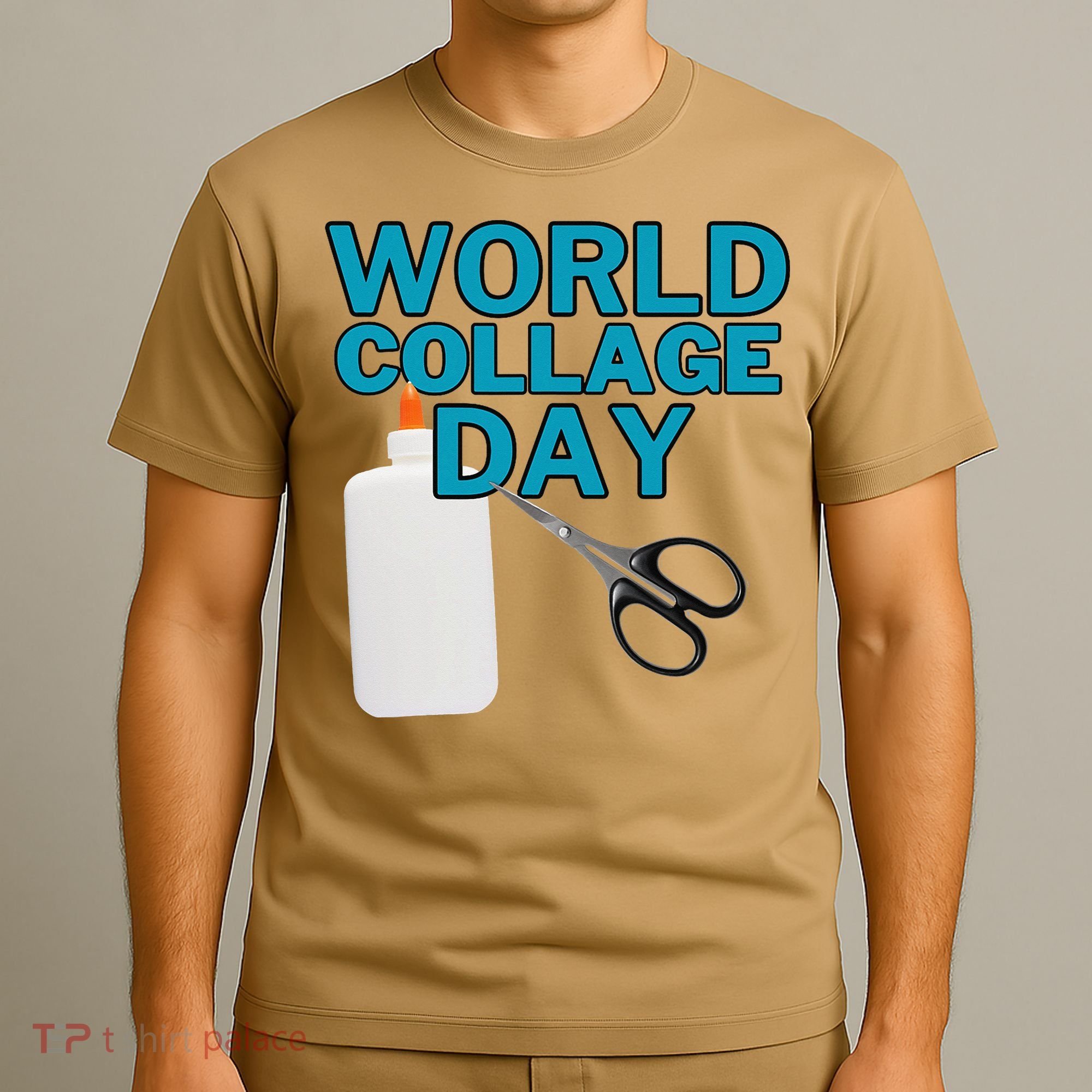 Celebrate World Collage Day T-Shirt