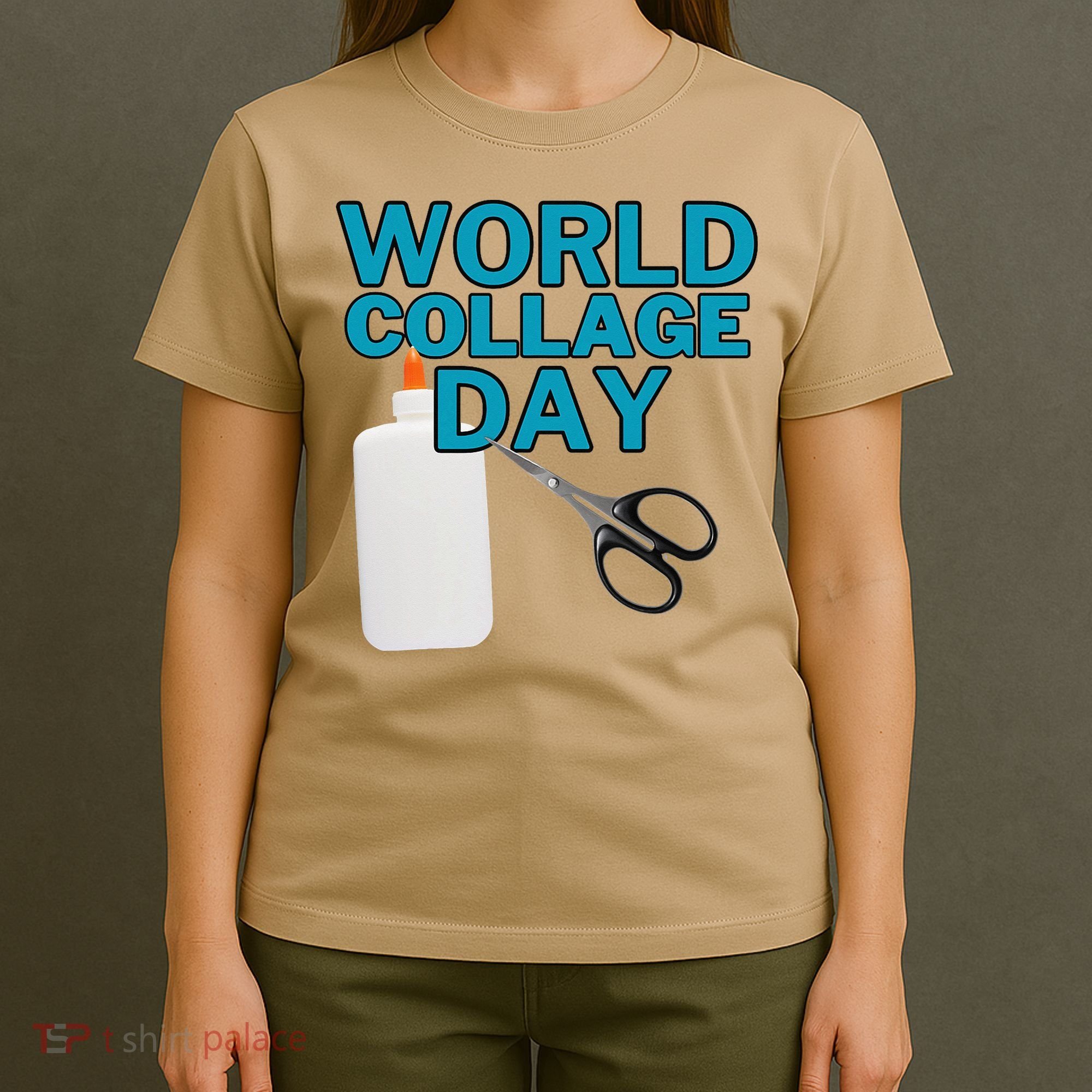 Celebrate World Collage Day T-Shirt