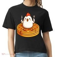 Chicken & Waffles Comfort Colors Boxy T-Shirt thumb 0