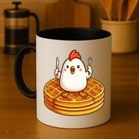 Chicken & Waffles Coffee Mug thumb 4