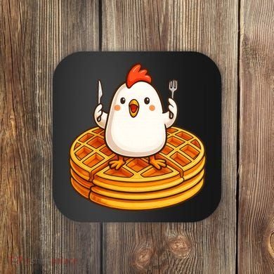 Chicken & Waffles Coaster