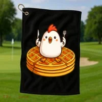 Chicken & Waffles Golf Towel thumb 1