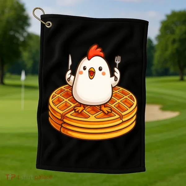 Chicken & Waffles Golf Towel