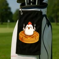 Chicken & Waffles Golf Towel thumb 2