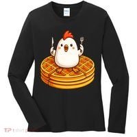 Chicken & Waffles Women's Long Sleeve Shirt thumb 0