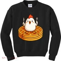 Chicken & Waffles Kids Sweatshirt thumb 0