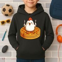 Chicken & Waffles Kids Hoodie thumb 2