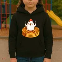 Chicken & Waffles Kids Hoodie thumb 3