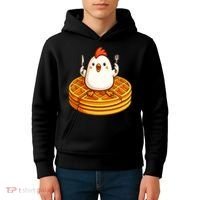 Chicken & Waffles Kids Hoodie thumb 4