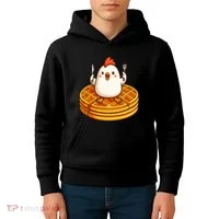 Chicken & Waffles Kids Hoodie thumb 4