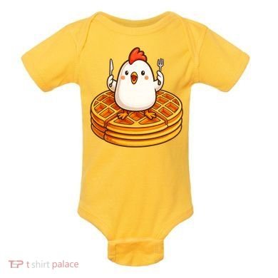 Chicken & Waffles Baby Bodysuit