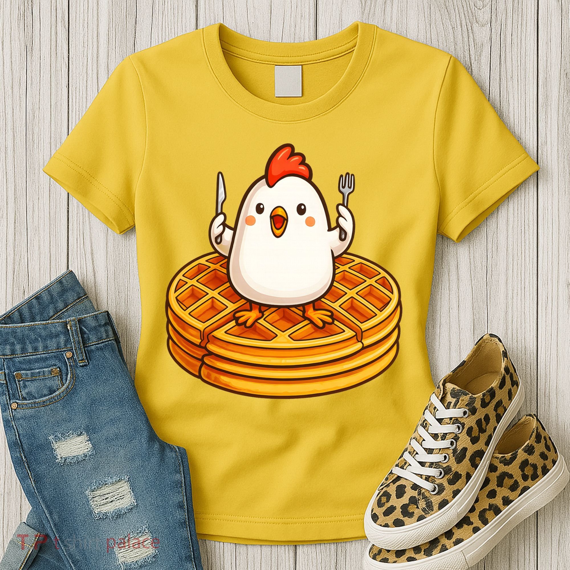 Chicken & Waffles Women's T-Shirt