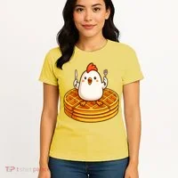 Chicken & Waffles Women's T-Shirt thumb 4