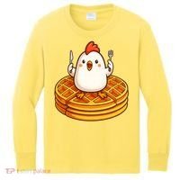Chicken & Waffles Kids Long Sleeve Shirt thumb 0