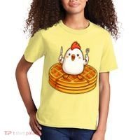 Chicken & Waffles Kids T-Shirt thumb 2