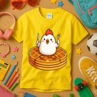 Chicken & Waffles Kids T-Shirt thumb 3