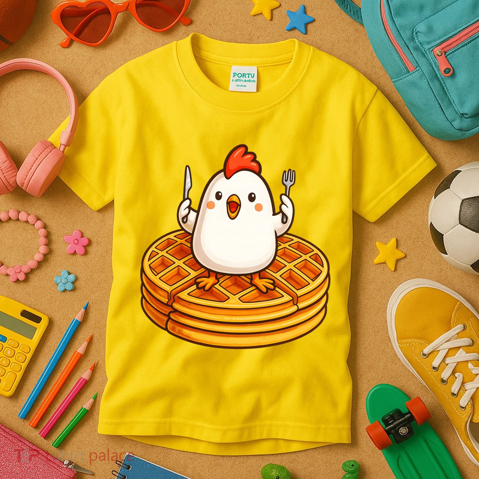 Chicken & Waffles Kids T-Shirt