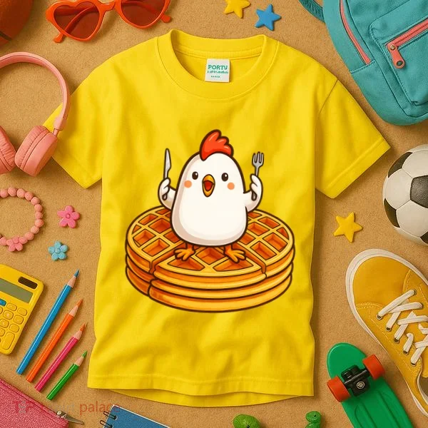 Chicken & Waffles Kids T-Shirt