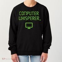 Computer Whisperer Cool Gift Tech Support Nerds Geeks Funny It Cute Gift Women's Sweatshirt thumb 0