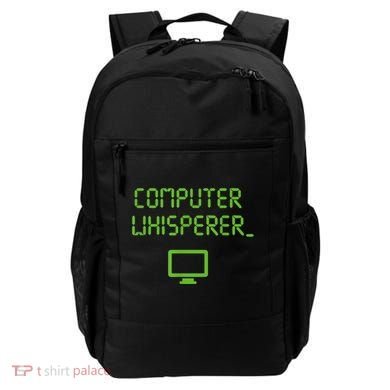 Computer Whisperer Cool Gift Tech Support Nerds Geeks Funny It Cute Gift Backpack