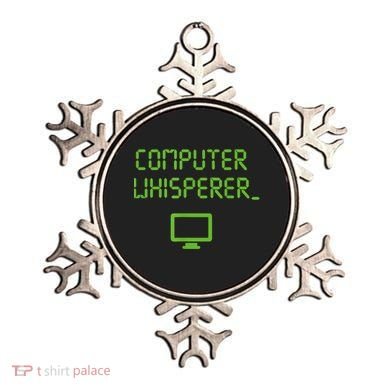 Computer Whisperer Cool Gift Tech Support Nerds Geeks Funny It Cute Gift Ornament