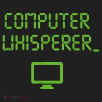Computer Whisperer Cool Gift Tech Support Nerds Geeks Funny It Cute Gift Golf Towel thumb 3