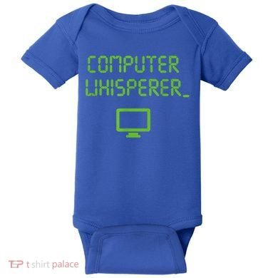 Computer Whisperer Cool Gift Tech Support Nerds Geeks Funny It Cute Gift Baby Bodysuit