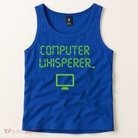 Computer Whisperer Cool Gift Tech Support Nerds Geeks Funny It Cute Gift Tank Top thumb 2
