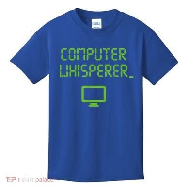 Computer Whisperer Cool Gift Tech Support Nerds Geeks Funny It Cute Gift Kids T-Shirt