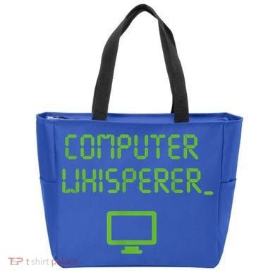 Computer Whisperer Cool Gift Tech Support Nerds Geeks Funny It Cute Gift Tote Bag