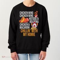 Chicken Wing Chicken Wing Hot Dog And Bologna Women's Sweatshirt thumb 0