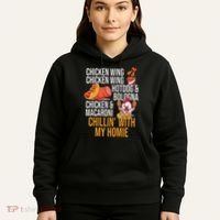 Chicken Wing Chicken Wing Hot Dog And Bologna Hoodie thumb 5