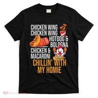 Chicken Wing Chicken Wing Hot Dog And Bologna T-Shirt thumb 0