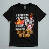 Chicken Wing Chicken Wing Hot Dog And Bologna T-Shirt thumb 5