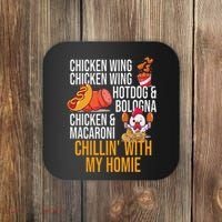 Chicken Wing Chicken Wing Hot Dog And Bologna Coaster thumb 0