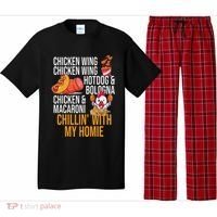 Chicken Wing Chicken Wing Hot Dog And Bologna Pajama Set thumb 0