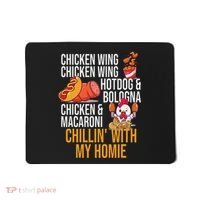 Chicken Wing Chicken Wing Hot Dog And Bologna Mousepad thumb 0