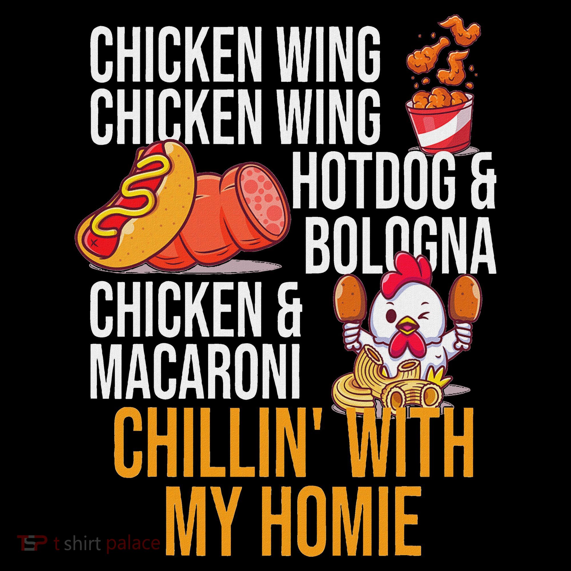 Chicken Wing Chicken Wing Hot Dog And Bologna Ornament