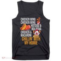 Chicken Wing Chicken Wing Hot Dog And Bologna Tank Top thumb 0