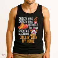 Chicken Wing Chicken Wing Hot Dog And Bologna Tank Top thumb 3