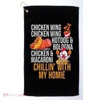 Chicken Wing Chicken Wing Hot Dog And Bologna Golf Towel thumb 0