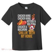 Chicken Wing Chicken Wing Hot Dog And Bologna Toddler T-Shirt thumb 0