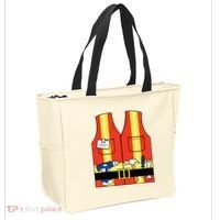 Construction Worker Costume Orange Safety Vest Tools Tote Bag thumb 2