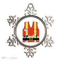 Construction Worker Costume Orange Safety Vest Tools Ornament thumb 0